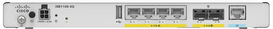 Cisco ISR1100-6G | 4x 1G RJ45 + 2x 1G SFP, SD-WAN ready, 4 GB DRAM