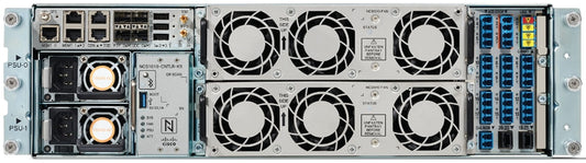 Cisco NCS1010-CNTLR-K9 shelf controller with silver rack and fans