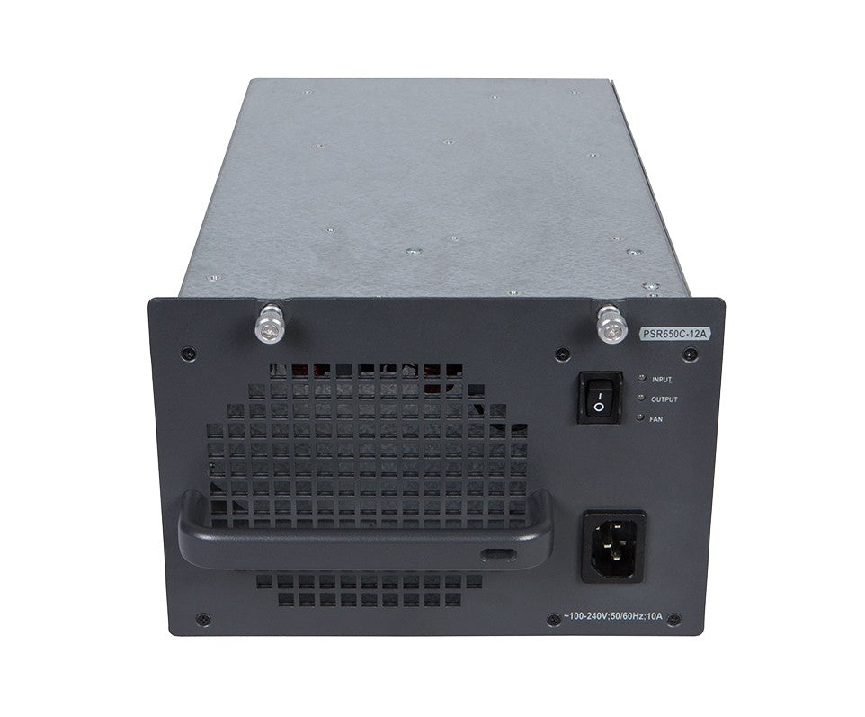 HPE JH215A 650W AC hot-swap PSU with silver and black design