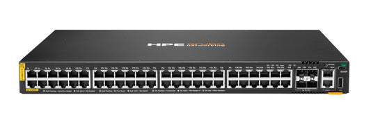 Aruba S0M85A | 48x 1G RJ45, Class 4 PoE (740W), 4x 1G SFP uplinks, L3, AOS-CX base