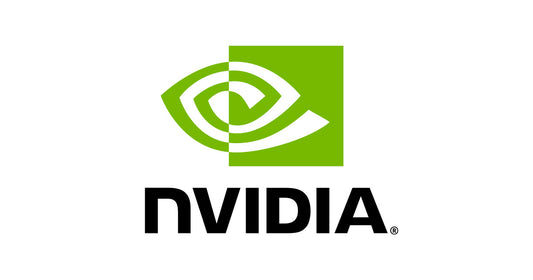 NVIDIA green eye logo on white background for short low-profile bracket