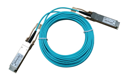 HPE JL276A 100G QSFP28 AOC blue fiber optic cable, 7m, 850nm SR4