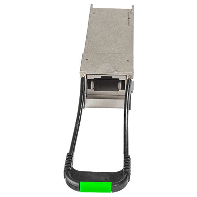 HPE 720187-B21 40G QSFP+ transceiver in silver cable tray
