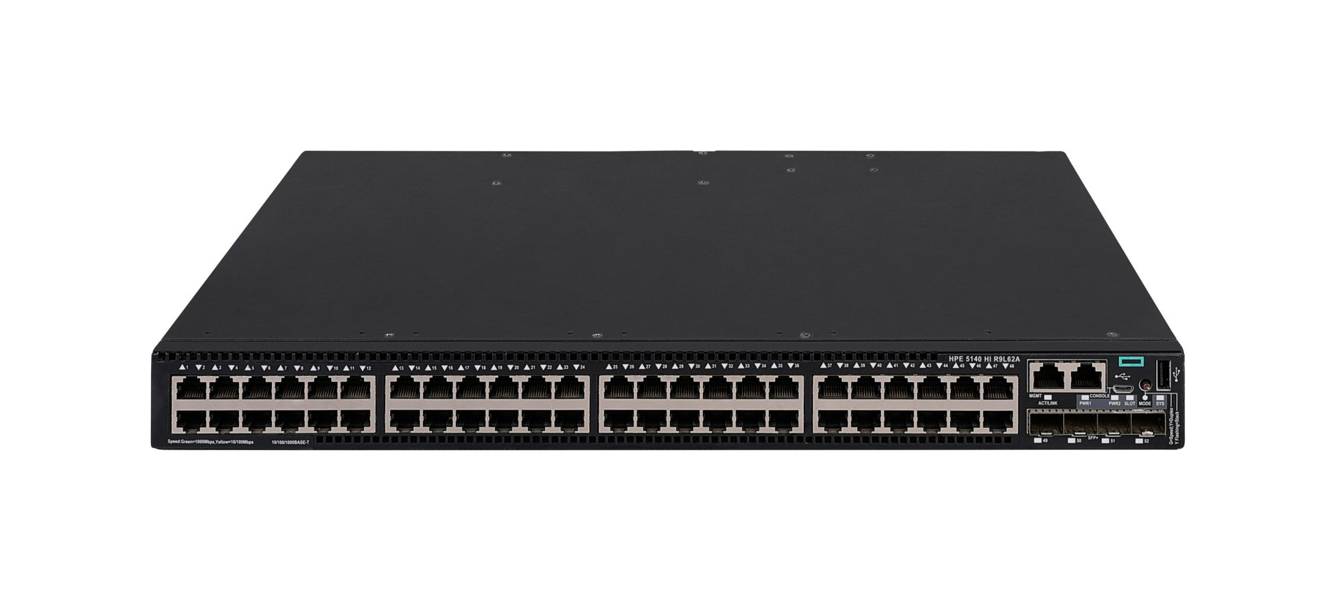 HPE R9L62A 48-port 1GbE switch with 4x 10Gb SFP+ uplinks