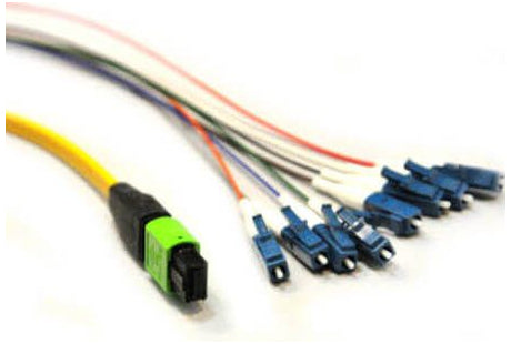 Cisco 15454-MPO-8LC-4 | MPO to 8x LC breakout harness | 4 m | color-coded LC tails