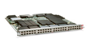 Cisco WS-X6748-GE-TX | 48x 10/100/1000 RJ-45 | PoE: N/A | uplinks: 0 | license: N/A