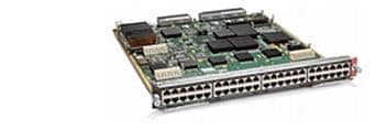 Cisco WS-X6148E-GE-45AT 48-port Gigabit Ethernet PoE switch module