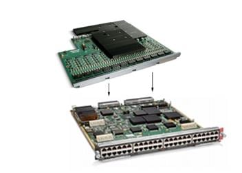 Cisco WS-X6148A-GE-TX | 48x 10/100/1000 RJ-45, non-PoE | fabric-enabled line card | Catalyst 6500