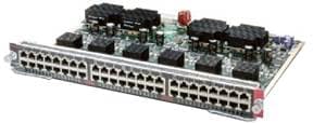Cisco WS-X4548-RJ45V- | 48x 10/100/1000 RJ-45 | PoE 802.3af, PoEP-ready