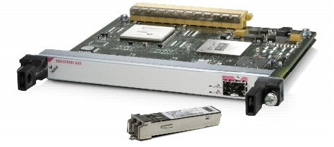 Cisco SPA-1XOC12-POS-V2= | 2x OC-12/STM-4 POS SPA (1 port licensed) | 622 Mb/s | SFP | SONET/SDH POS | wavelength per SFP (1310/1550 nm) | reach up to 80 km | LC | 1-port license active