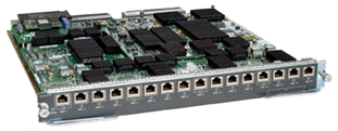 Cisco WS-X6716-10T-3CXL | 16x 10GBASE-T RJ45, PoE: none, Uplinks: n/a, License: n/a, DFC3CXL; Copper: 10GBASE-T, 100 m Cat6a/7, RJ45