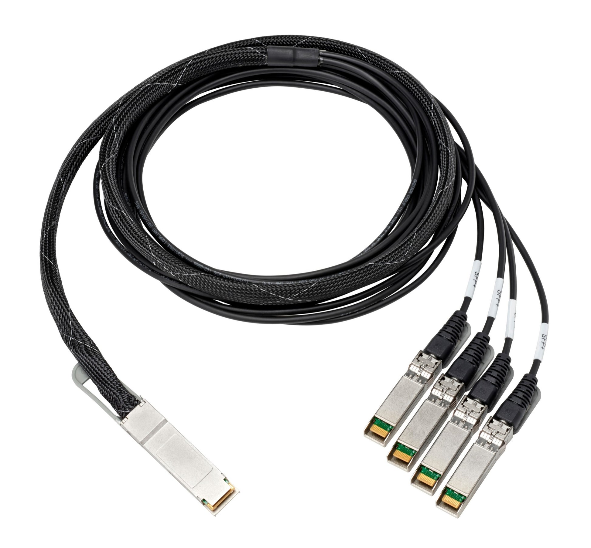 HPE 845416-B21 100Gb to 4x25Gb QSFP28 to 4xSFP28 breakout DAC cable, 3m