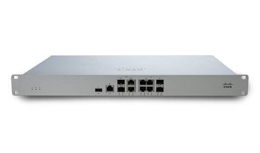 Meraki MX95-HW | 1U security appliance, 2 Gbps firewall throughput, SD-WAN, dual WAN, rack-mount