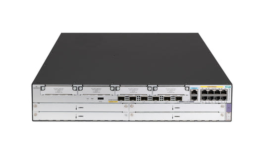 HPE R9J04A | Modular branch router, SD‑WAN capable, optional LTE via modules, multi‑GE, Comware OS