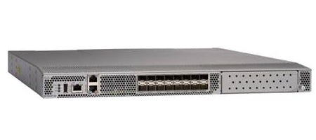 Cisco DS-C9132T-8PMISK9 32-port FC switch with 8 active ports, 1RU