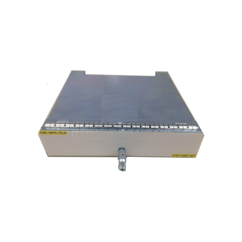Cisco A9K-MPA-FILR silver server rack slot filler with yellow accents