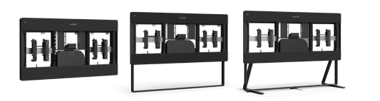 Cisco CS-KIT-EQX-WSK-C | Room Kit EQX wall stand | carbon black | slim stand | for Room Kit EQX