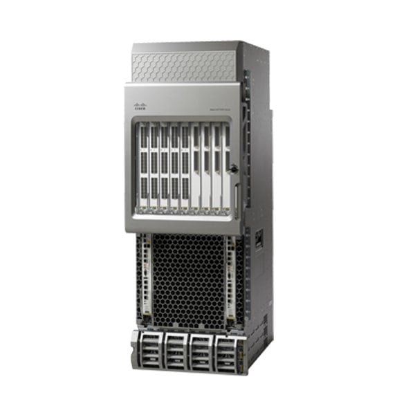 Cisco ASR 9912 AC V3 power shelf accessory cover in silver rack