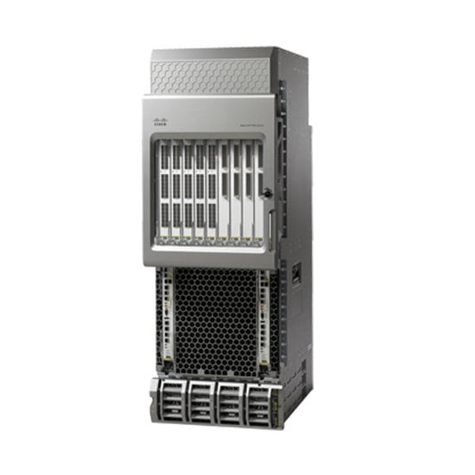 Cisco ASR 9912 AC V3 power shelf accessory cover in silver rack