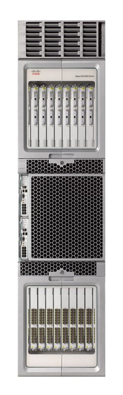 Cisco 3945 router rack with ASR 9922 AC V3 power shelf cover