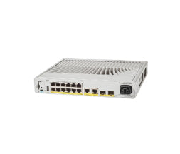 Cisco C9200CX-12P-2XGH-A | 12x 1G PoE+ (240W) compact switch, 2x 10G SFP+ & 2x 1G SFP uplinks, HVDC power, Advantage license