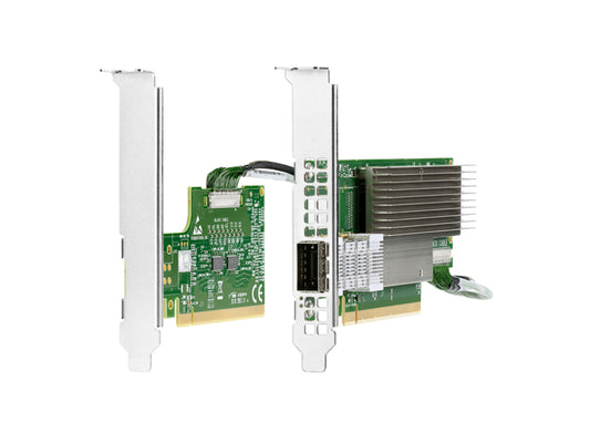 HPE P06154-B21 PCIe 3.0 x8 adapter with heatsink and dual DP ports