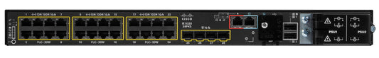 Cisco IE-9320-24P4S-E | 24x 1G PoE+ (385W), 4x 1G SFP uplinks, L2/L3