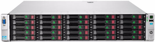 HPE HPE-DL380E-G8 | 2U rack | dual Intel Xeon E5-2400 series | DDR3 ECC | up to 12x LFF bays | iLO 4 | PCIe Gen3 | embedded 1GbE