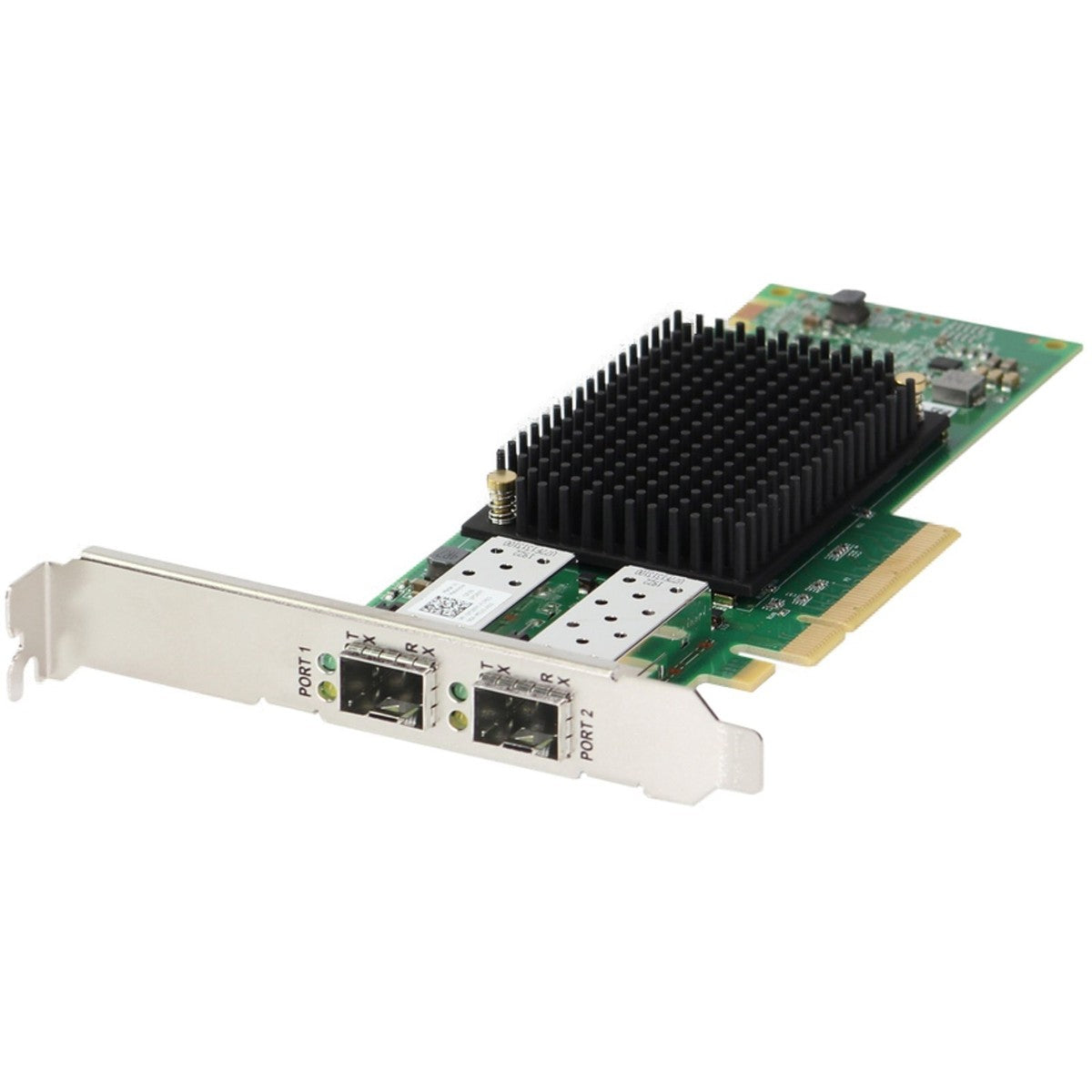 Cisco HX-P-B7D32GF dual-port 32GFC Gen7 HBA with PCIe 4.0 x8 green design