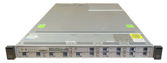 Cisco SNS-3415-K9 1U secure network appliance with silver server rack