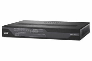 Compact black Cisco 2901 router with VDSL2/ADSL2+ and dual-band Wi-Fi