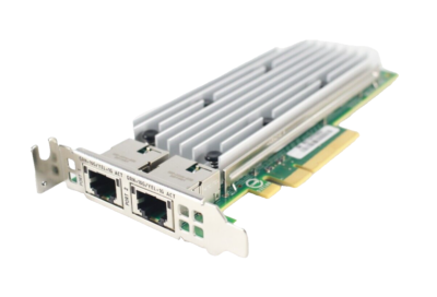 Cisco HX-PCIE-QD10GC dual 10GbE RJ45 PCIe network card with heatsinks