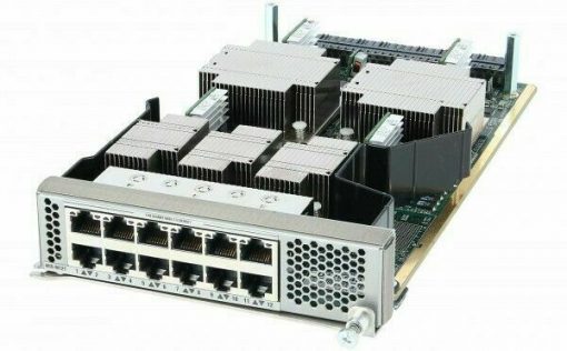 Cisco N55-M12T 12-port 10GBASE-T switch with heatsinks