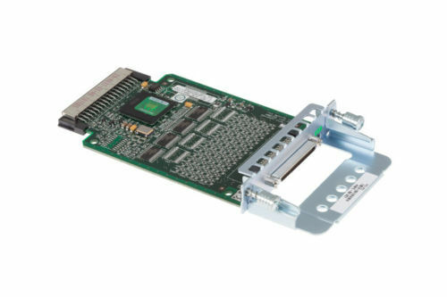 Cisco HWIC-8A 8-port async serial module on green circuit board