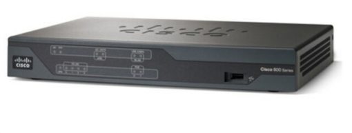Cisco 2901 black router with Ethernet ports and VDSL2/ADSL2+