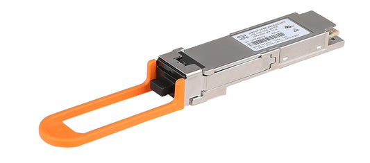 HPE JH672A 100G QSFP28 eSR4 fiber optic connector orange silver latch