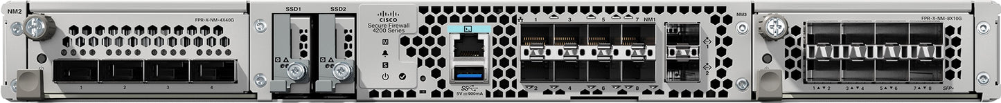 Cisco FPR4215-ASA-K9 | 4215 ASA appliance | 1U, 2x NetMod bays | SD-WAN/LTE: via external integration