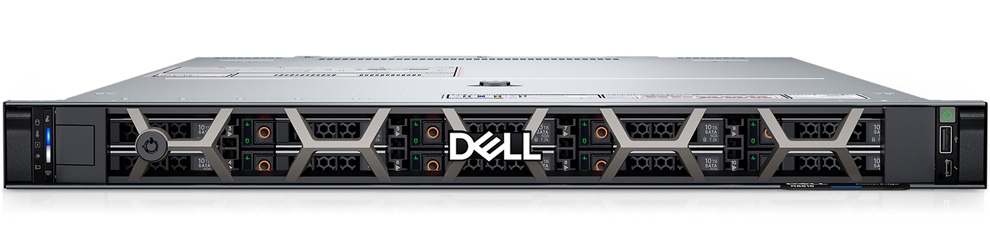 Dell R6615 | 1U 1-socket AMD EPYC 9004 | DDR5 ECC | PCIe 5.0 + OCP 3.0 | NVMe/SAS/SATA bays | iDRAC management