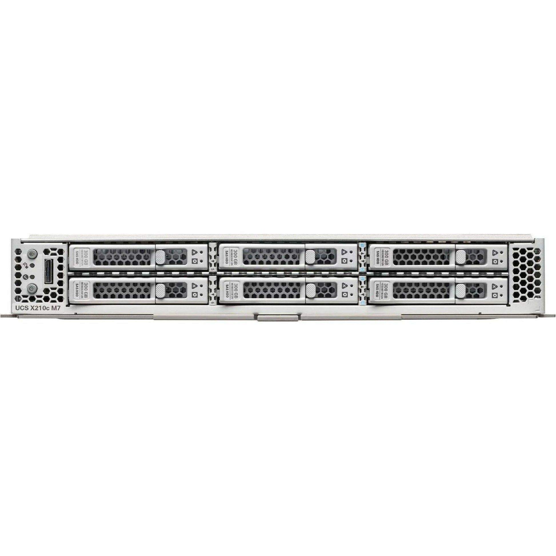Cisco UCSX-210C-M7 X-Series blade compute node with HP ProLiant DL380 G10 rack