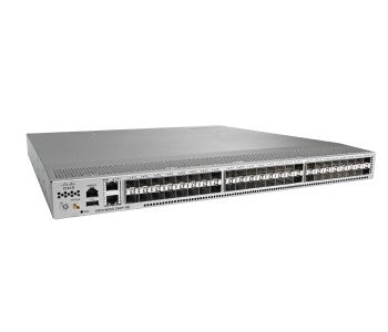 Cisco N3K-C3548P-10G switch with 48x10G SFP+ ports, silver-black design