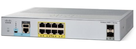 Cisco WS-C2960L-8TS-LL | 8x 1G RJ45, Non-PoE, 2x 1G SFP uplinks, LAN Lite