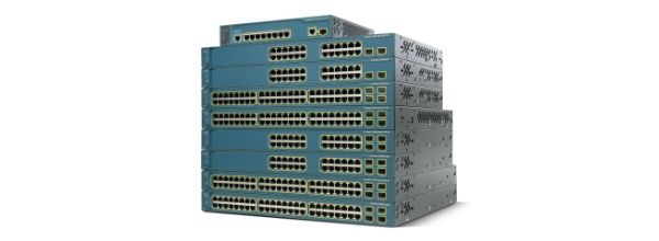 Cisco Catalyst 3750 switch stack WS-C3560-12PC-S PoE model