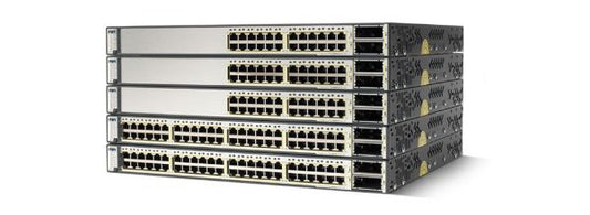 Cisco WS-C3750X-48U-S | 48x 1G UPOE | 4x 1G/10G SFP/SFP+ uplinks (NM slot) | IP Base | 1RU Stackable