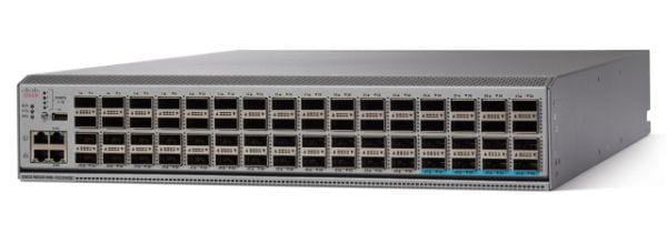 Cisco N9K-C92304QC 48-port Gigabit Ethernet switch with black silver accents