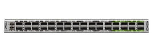 Cisco N9K-C9332D-H2R 32-port 400G QSFP-DD switch with deep buffer