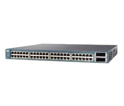Cisco WS-C3560E-48PD-EF 48-port PoE switch with 10GbE uplinks