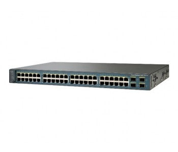 Cisco WS-C3560V2-48PS-E 48-port PoE switch with SFP uplinks