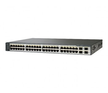 Cisco WS-C3750V2-48TS-S | 48x 10/100 | 4x 1G SFP uplinks | IP Base