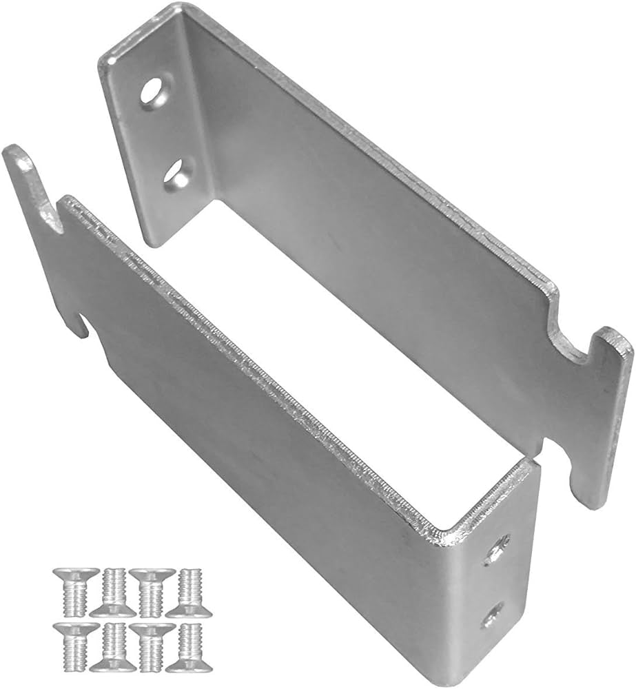 Cisco ACS-5400-RM-19 grey silver rack-mount bracket with curved arm