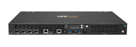 Aruba R7H97A | campus gateway | 4x 25GbE SFP28 | 1 expansion slot | SD‑WAN + stateful firewall | HA/clustering